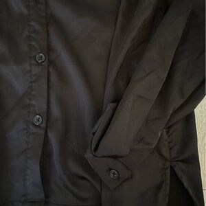 Fashion Nova Black Button Down Shirt